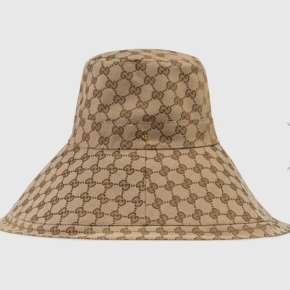Gucci Women’s GG canvas wide brim hat main image 8